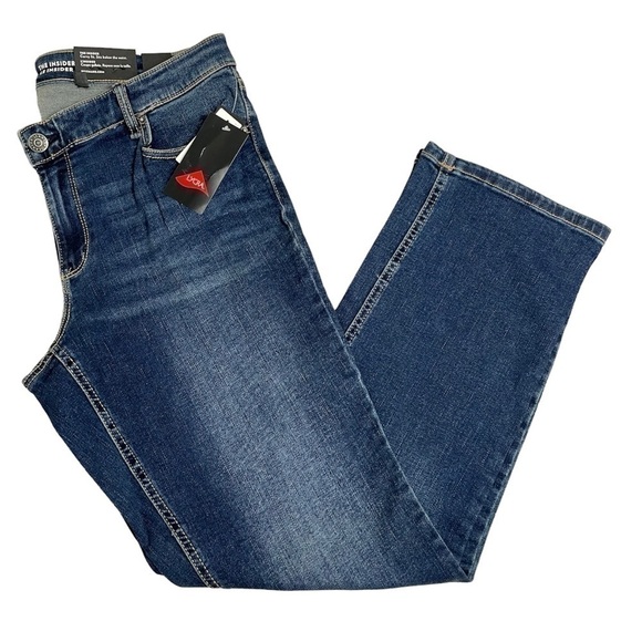 reitmans The Insider Straight Denim Blue Jeans 33 Petite - Picture 4 of 12